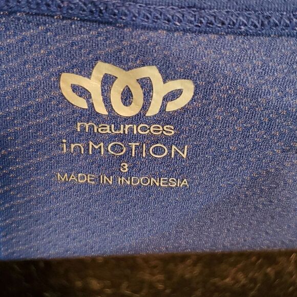 Maurices inMotion blue plus size 3 tank top - Picture 8 of 9